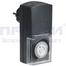РТМ-4 Розетка-таймер механ.30мин 24ч 48on/off 16А IP44 IEK