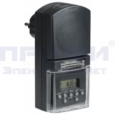 РТЭ-3 Розетка-таймер электронный 1мин 7дн 140on/off 16А IP44 IEK