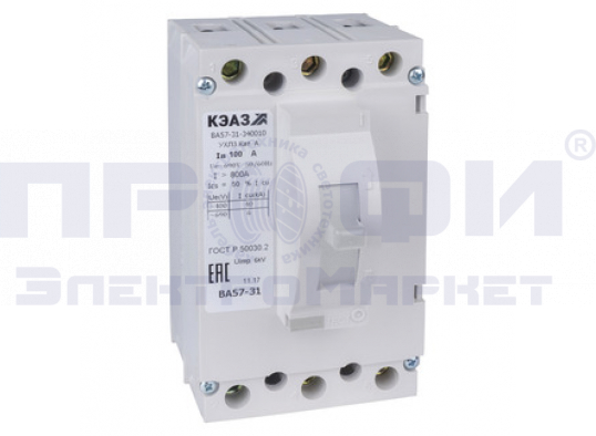 Выкл. автомат. ВА57-31-340010-100А-1200-690AC-УХЛ3-КЭАЗ