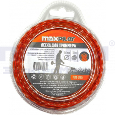 Леска для триммера 2,4 мм*15м, DUAL-CUT (MLTD-12415) (100 шт. в коробке)