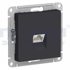 SE AtlasDesign Карбон Розетка компьютерная RJ45  ATN001083
