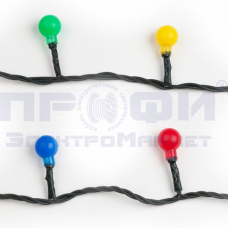ULD-S0800-100/DGA MULTI IP20 COLORBALLS гирлянда "Разноцветные шарики"  100 диодов 8м разноцветная