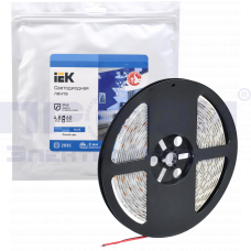 Лента LED 5м LSR-2835-WW60-4.8-IP65-12B IEK теплый белый цвет
