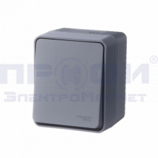 SE AtlasDesign Profi54 выключатель 1-кл ОП IP54 антрацит ATN544011