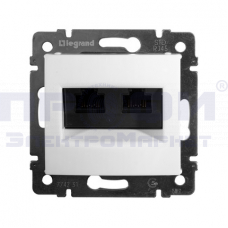 Legrand Valena бел. Розетка комп.(RG45) 2-ая (774231)