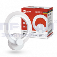 Светильник светодиодный ELEGANT BLISS-15W 15Вт 230В 1050Лм STEP COLOR белый IN HOME