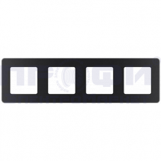 Legrand INSPIRIA рамка антрацит 4 поста  673963