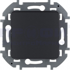 Legrand INSPIRIA переключатель одноклавишный антрацит 10 АХ 673653