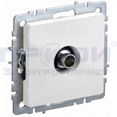 BRITE розетка TV оконечная  РТВ11-0-БрБ белый IEK