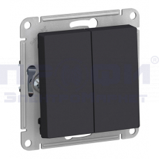 SE AtlasDesign  переключатель 2-кл  карбон  механизм ATN001065