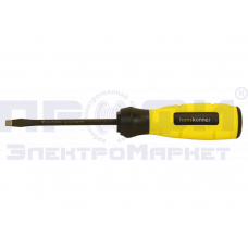 Отвертка шлицевая 6x100 АЛМАЗН. НАКОНЕЧ, твердость 59 HRC, S2, Hanskonner // HK1040-16-SL6-100