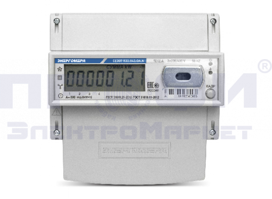 Счетчик СЕ 307 R33 043 OA.N Энергомера