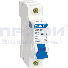 Авт. выкл. NXB-63 3P 63A 6кА х-ка C (R)(CHINT) CH 814176