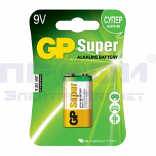 GP Super батарейка алкалиновая Крона 9V