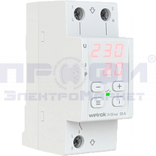 Welrok VI-50 Red Реле напряжения с контролем тока (50 А (max 60 A)11кВА)