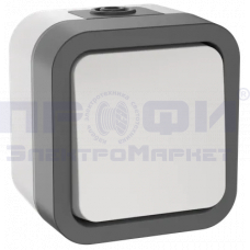 TORS Переключатель однокл. 10А IP55 TS201 белый IEK