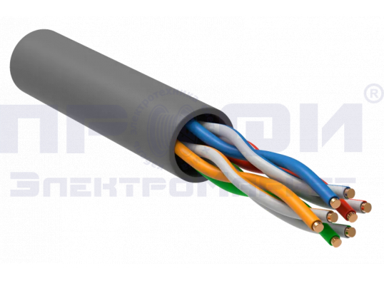 GENERICA РФ Кабель витая пара U/UTP 5E 24AWG 4PR PVC серый 305м (BC1-C5E04-111-305-T-R-G) GENERICA РФ Кабель витая пара U/UTP 5E 24AWG 4PR PVC серый 305м (BC1-C5E04-111-305-T-R-G)