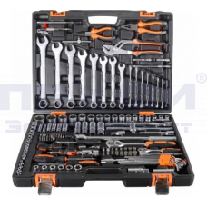 Набор инструментов, 1/2", 1/4", CrV, в кейсе 151 предмет Вихрь 73/6/7/9