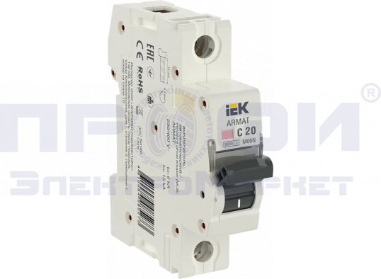 ARMAT Авт. выкл. M06N 1P C 20А IEK