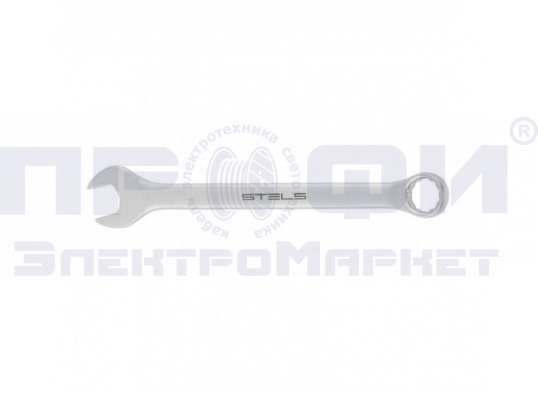 Ключ комбинированный, 22 мм, CrV, матовый хром // Stels (15216)