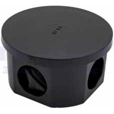 Коробка распаячная 75х40 IP44 цвет-черный GE41237-05