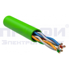 ITK Кабель витая пара U/UTP, кат.5E 4x2х24AWG solid, LSZH, 305м,оранжевый LC1-C5E04-127-T-R