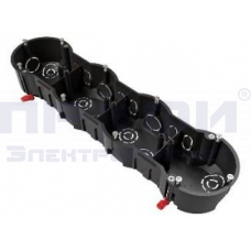 GE40012 коробка установочная 4-местная для кирпичный стен