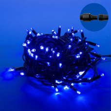 Гирлянда ULD-S1000-120/TBK BLUE IP67 10м 120 диодов, мерцание, соединяемая