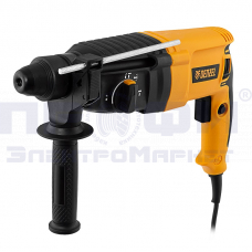 Перфоратор электрический RHH-800-26, SDS-plus, 800 Вт, 3 Дж, 3 плюс 1 реж. Denzel // 26607