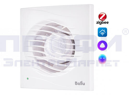 Вентилятор вытяжной Ballu BAF-AR 100 V с обратным клапаном Вентилятор вытяжной Ballu BAF-AR 100 V с обратным клапаном