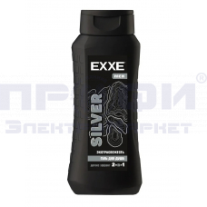 Гель д/душа EXXE MEN SILVER 2в1 Экстрасвежесть 400мл/Россия/