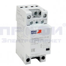 Контактор модульный OptiDin MK63-2522-24AC/DC 25А 24В арт. 236139