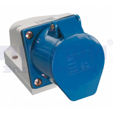 Розетка 113 стацион. 2Р+РЕ 16А 220В IP44 (3S-113)