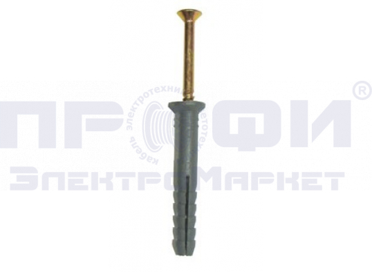Дюбель+ шуруп  6х60  полиэт. 5839, 1093,7432
