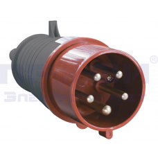 Вилка 025 3Р+РЕ+N 32А 380В IP44 (3S-025) Переносная