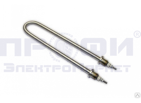 ТЭН водяной U-обр. 80 А 13/2,5 кВт-Р-220 ф.2 R30 штц.G1/2"