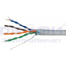 Витая пара UTP 4 пары AWG 24 категория 5е внутренняя CCA Class A (UTP 4x2x0,5 5е in/cl.A)