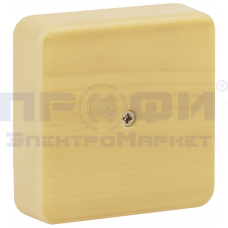 Коробка распаячная открытой установки 75*75*20 IP40 цвет сосна (100шт) GE41211-11