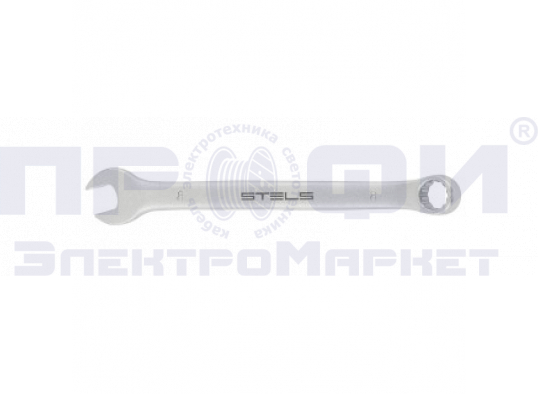 Ключ комбинированный, 12 мм, CrV, матовый хром STELS (15208)