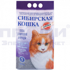 Наполнитель СИБИРСКАЯ КОШКА 5л ПРИМА