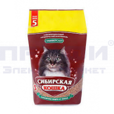 Наполнитель СИБИРСКАЯ КОШКА 5 л УНИВЕРСАЛ