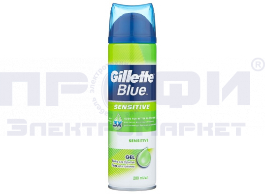 ЧЗ гель д/бр Gillette SERIES Sensitive Skin д/чувств кожи 200мл/Gil/6