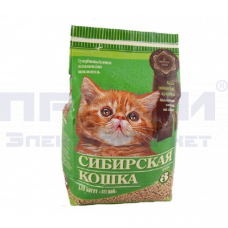 Наполнитель СИБИРСКАЯ КОШКА 5л. Д/КОТЯТ ЛЕСНОЙ