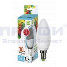 Лампа светодиодная LED-СВЕЧА-standard 3.5Вт 230В Е14 4000К 320Лм ASD