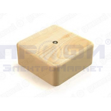 Коробка  разветв. 75х75х28 для к/к IP40(сосна)   GE41215-11