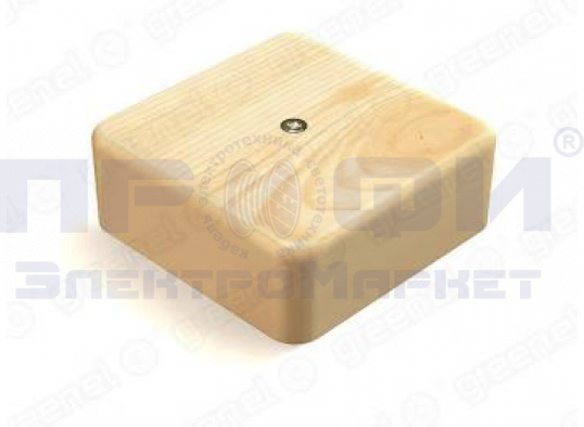 Коробка  разветв. 100х100х44 для к/к IP40  GE41221-11 сосна