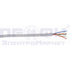 ITK Витая пара U/UTP кат.5E 4x2х24AWG LSZH серый (305м) LC1-C5E04-121