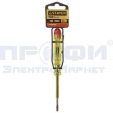 Пробник STAYER "STANDART" электрический, 100-500В, 140мм, этикетка-флажок (2571-14_z01)