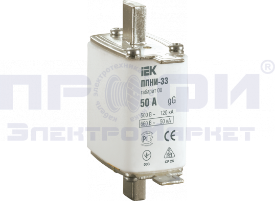 ППНИ-35, габарит 1,  100А   ИЭК Плавкая вставка предохранителя