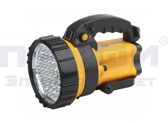 Фонарь РА-603 ЭРА прожектор АЛЬФА 36LED литий 3Ач ЗУ 220В+12В